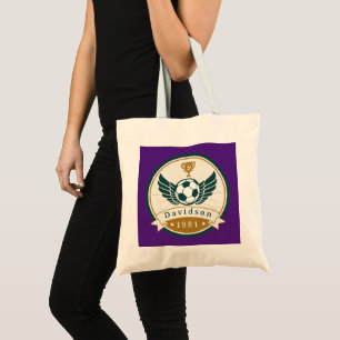 Tote- Soccer Football - Personalized - Add Name Tote Bag