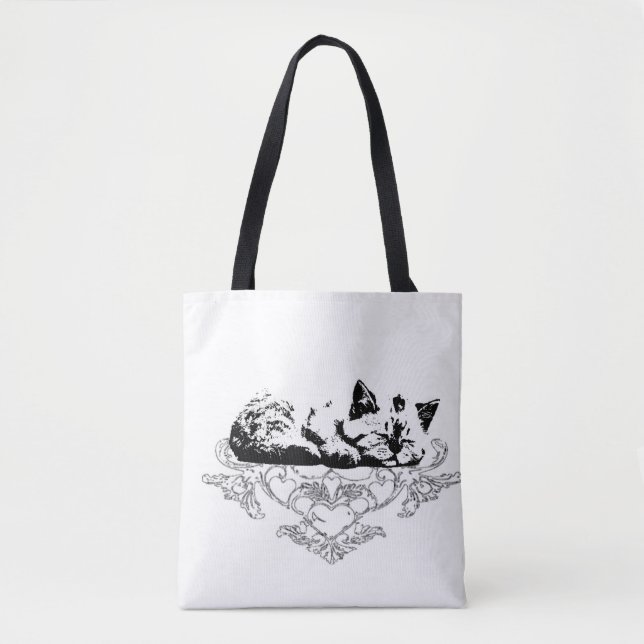 Tote with cat (Front)