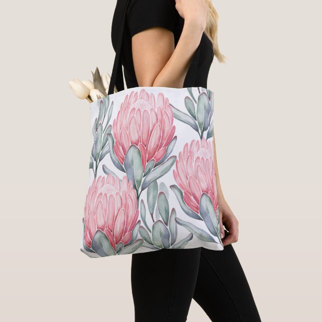 Tote with charming, delicate flowers. bag (Close Up)