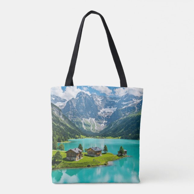 "Tote Your Love for Nature in Style" Tote Bag (Back)