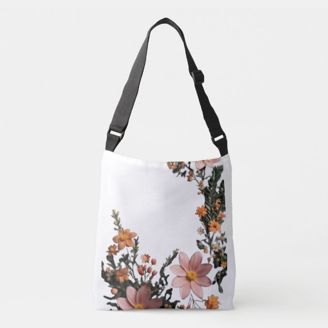 Totebags allover printed crossbody bag (Front)