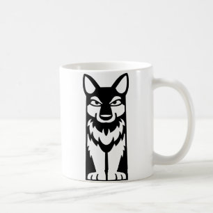 Totem minuscule - loup - tasse