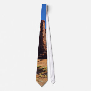 Totem Pole At Monument Valley Tie