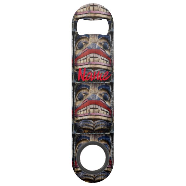 Totem Pole Face Thunder_Cove  Bar Key (Front)