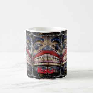 Totem Pole Face Thunder_Cove  Coffee Mug