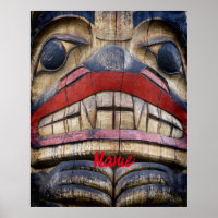 Totem Pole Face Thunder_Cove