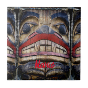Totem Pole Face Thunder_Cove Tile