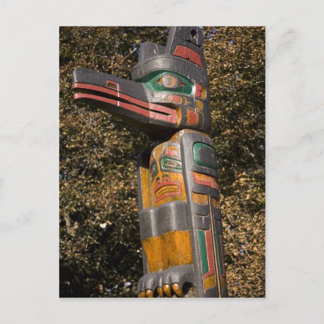 Totem pole in park in Ottawa, Ontario, Canada Postcard (Front)