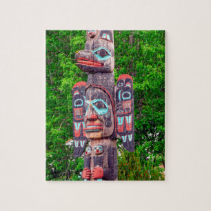 Totem Pole Jigsaw Puzzle