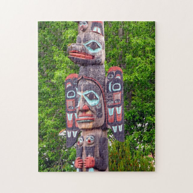 Totem Pole Jigsaw Puzzle (Vertical)