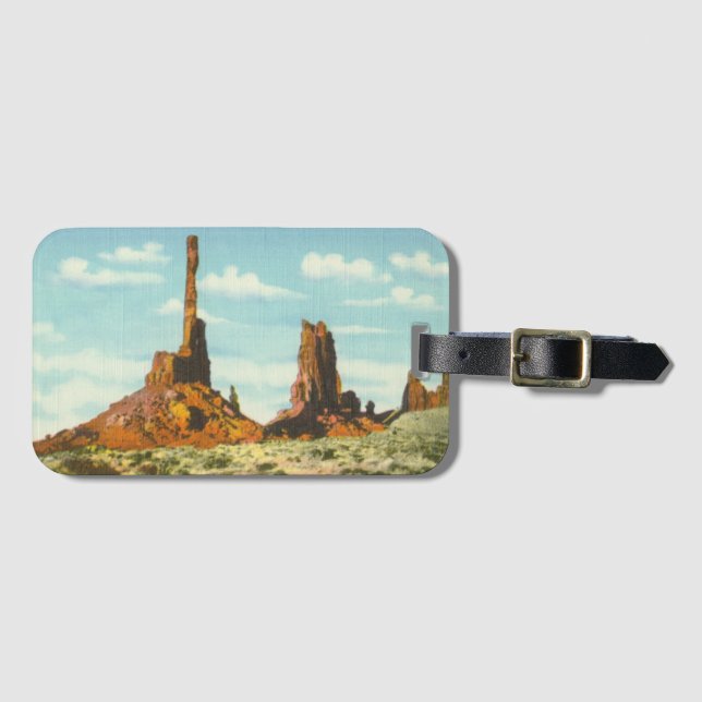 Totem Pole Luggage Tag (Front Horizontal)