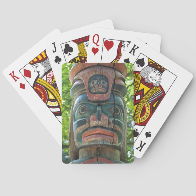 Totem Pole Playing Cards (Back)