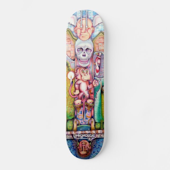 totem pole skateboard (Front)
