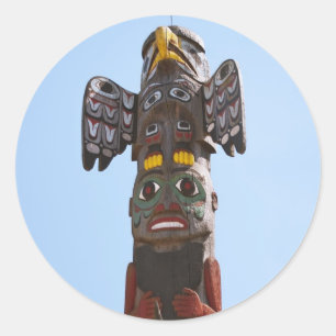 Totem Pole Sticker