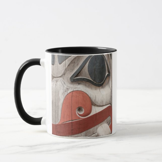 Totem poles at Haida Heritage Centre Museum Mug (Left)