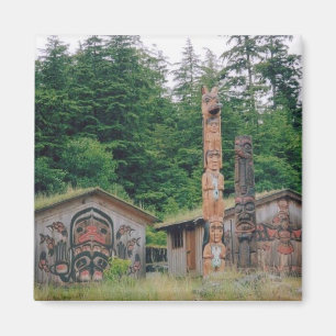 Totem Poles Magnet