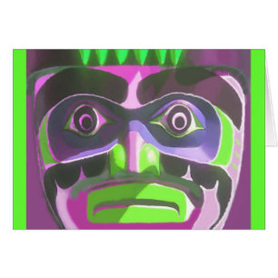 Totem traditionnel Squamish