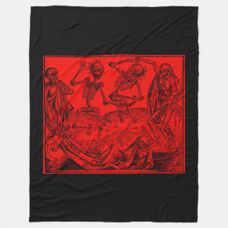 Totentanz / Dance of macabre Fleece Blanket
