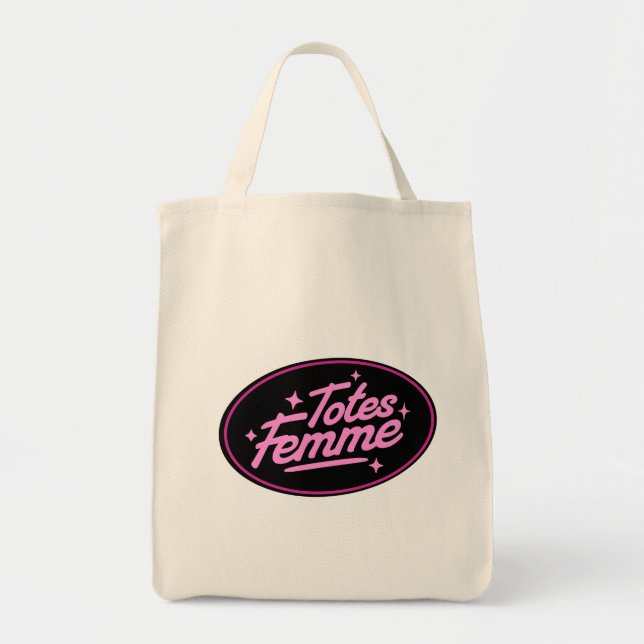 Totes Femme Proud Girly Gift Tote Bag (Devant)