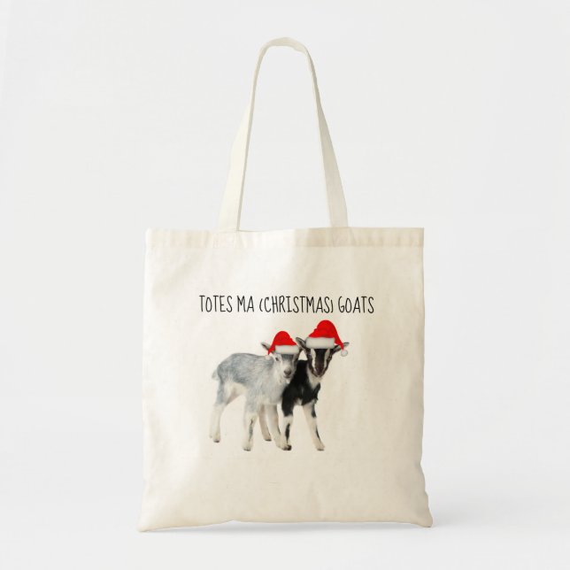 Totes Ma (Christmas) Goats (Front)
