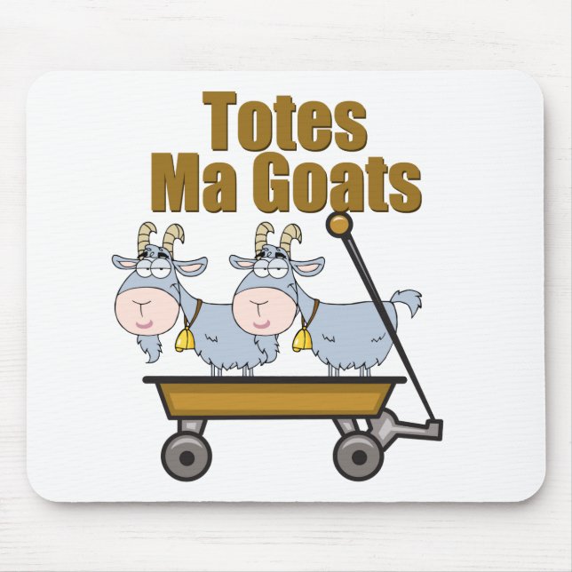 Totes Ma Goats Mouse Pad (Front)