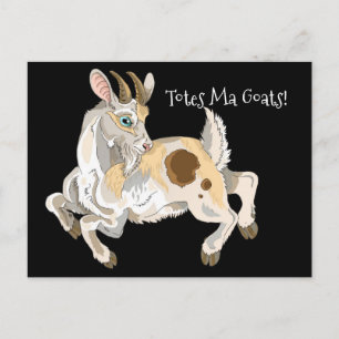 Totes Ma Goats! Postcard