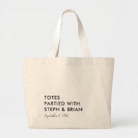 Totes Partitionnées avec un couple, sac de bienven