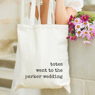 Totes Went to the Wedding   Wedding Favour Tote Ba