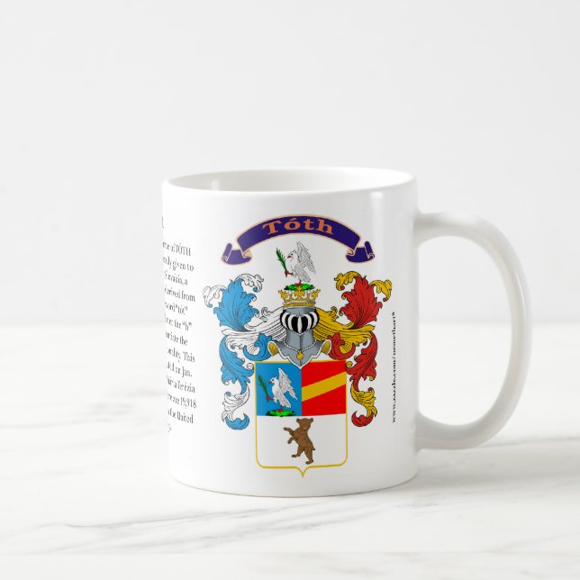 Toth, the Origin, the Meaning and the Crest Coffee Mug (Right)