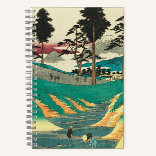 Totsuka, Japan: Vintage Japanese Woodblock Art Notebook