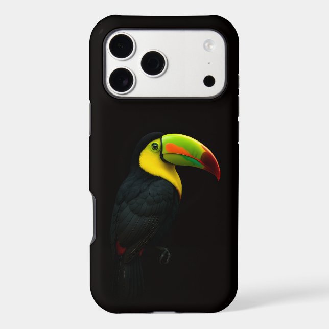 Toucan à bec caréné Black 4 Luxe iPhone 17 Pro Max (Verso)