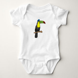 Toucan as Police officer Police Baby Bodysuit