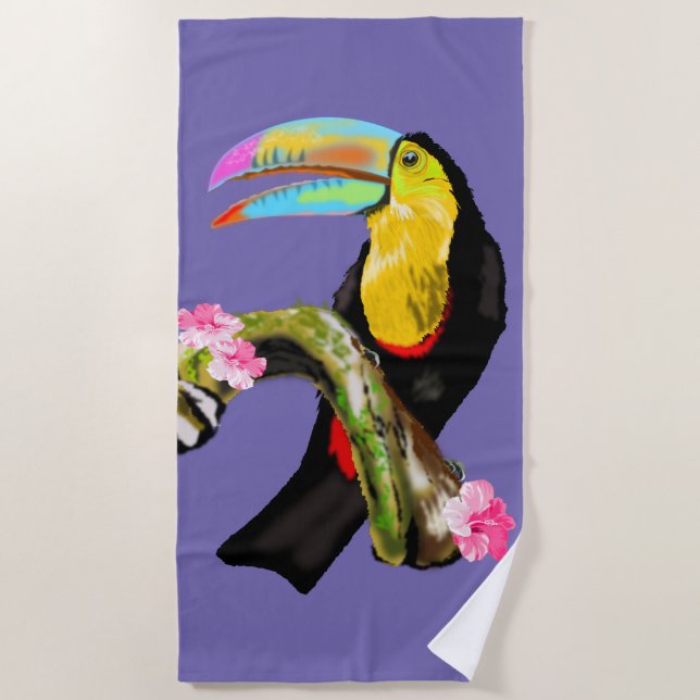Toucan - beach towel (Front)