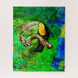 Toucan Bird - Exotic - Drawing Jigsaw Puzzle