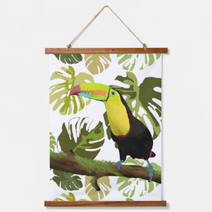 Toucan Bird In Jungle Hanging Tapestry