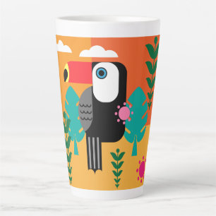 Toucan Bird Lovers Two-Tone Coffee Mug
