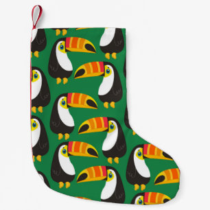 Toucan Bird Orange Colourful Beak Green Animals Small Christmas Stocking