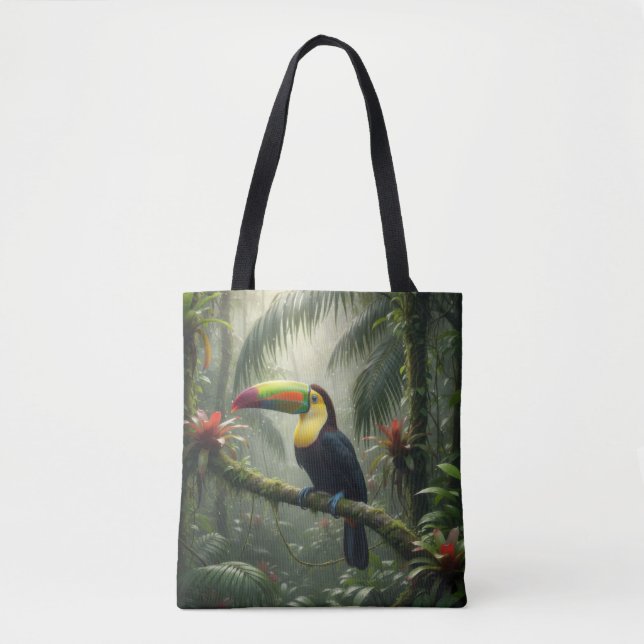 Toucan Bird Tote Bag (Front)