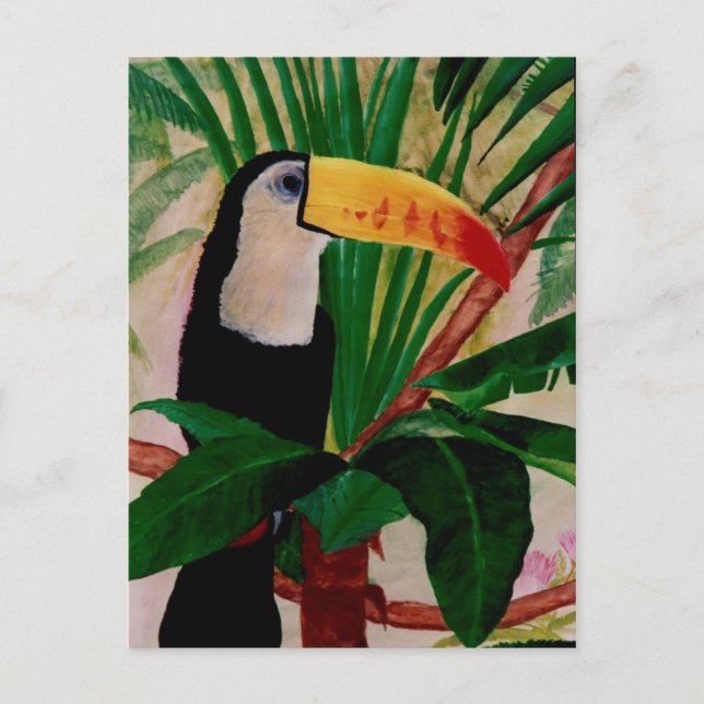 Toucan Bird Wildlife Art Amérique du Sud Carte pos (Devant)