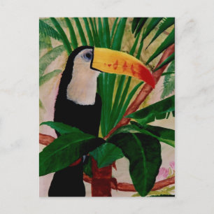 Toucan Bird Wildlife Art South America Postcard
