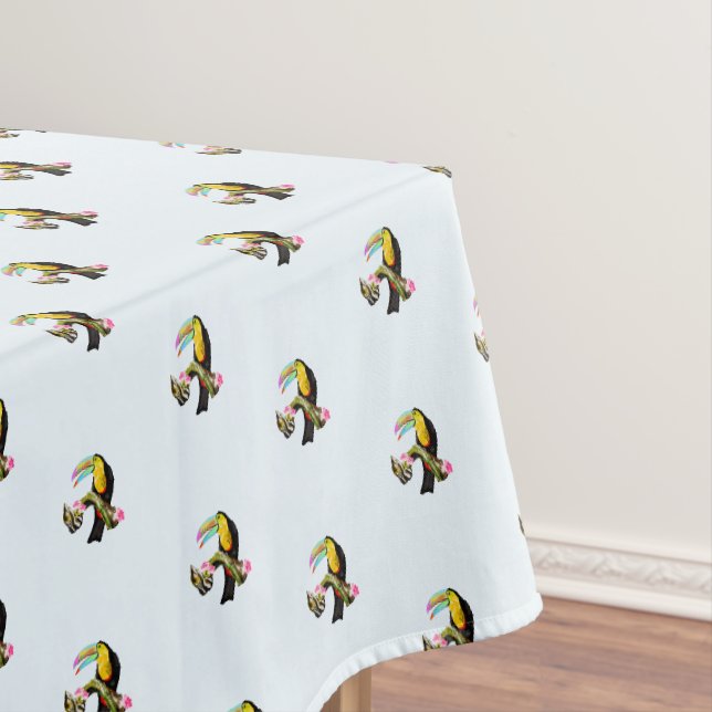 Toucan Birds Tablecloth - Customizable (In Situ)