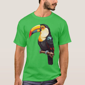Toucan birdshirt Design girl T-Shirt