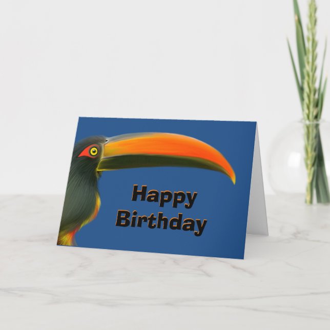 Toucan Birthday Card (Front)
