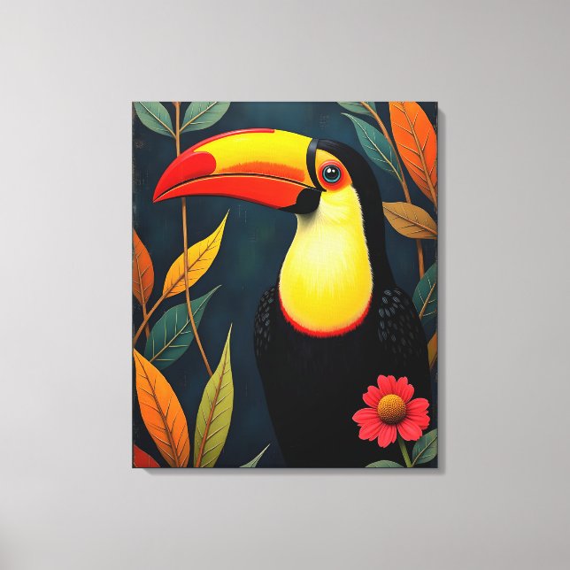 Toucan Canvas Print (Front)