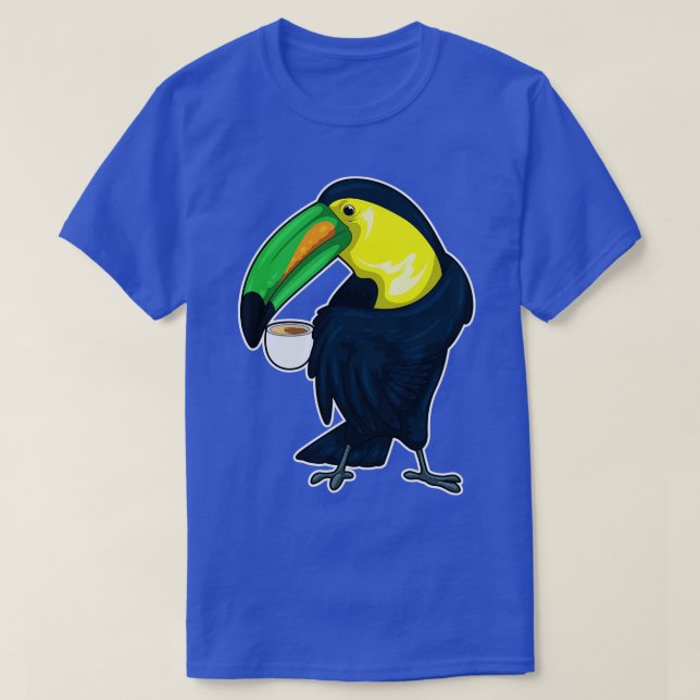 Toucan Cup Coffee T-Shirt (Design Front)
