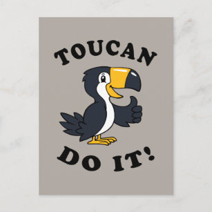 Toucan Do It Postcard
