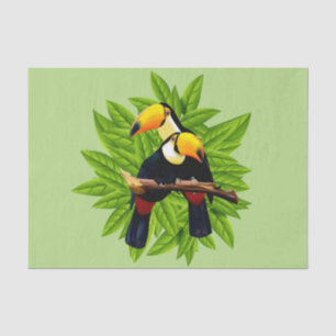 Toucan Duo Green Tissue Paper