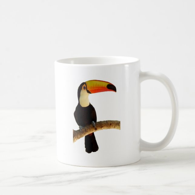 Toucan exotic bird of the Brazilian fauna Coffee Mug (Right)