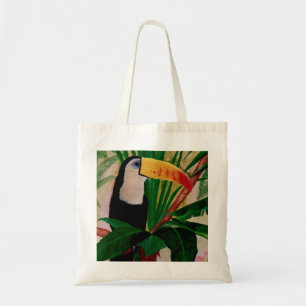 Toucan Exotic Jungle Bird Art Tote Shopping Bag