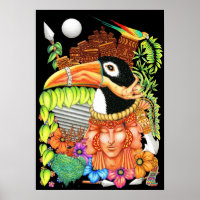 Toucan Fantasy Art Design